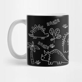 Dinosaur drawing Mug